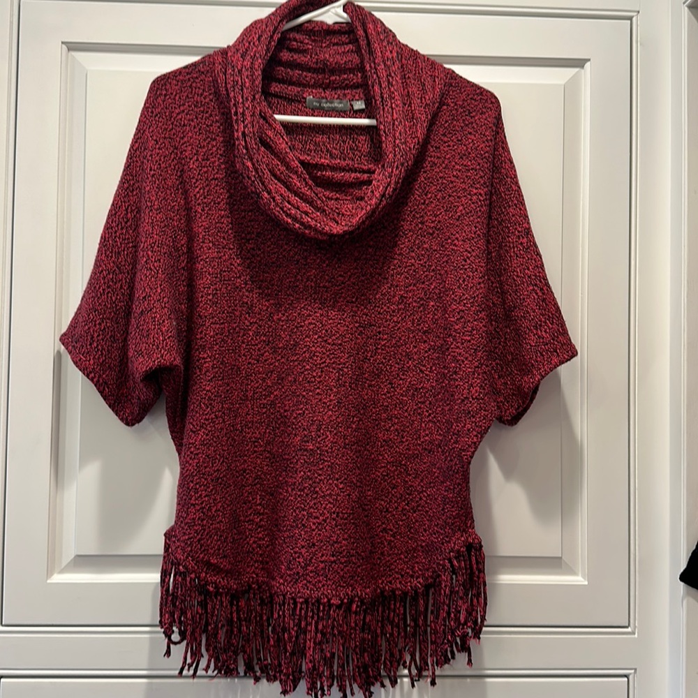 NY collection Sweater with fringe in XS